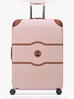 NEW DELSEY Paris Chatelet Air 2.0 28” Large Checked Luggage – Blush Pink